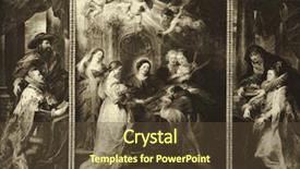  Presentation with paul - Presentation theme having serve god - pieter paul rubens madonna background and a tawny brown colored foreground