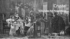  Presentation with old testament - Slides consisting of serve god - rite of the old testament background and a gray colored foreground