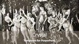  Presentation with reproduction - Amazing slide deck having serve god - sandro botticelli la primavera spring backdrop and a gray colored foreground