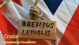  Presentation with united kingdom - Audience pleasing presentation design consisting of johnson johnson - united kingdom exit from europe backdrop and a tawny brown colored foreground