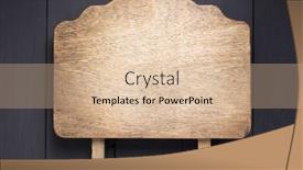  Presentation with texture - Amazing slide deck having nameplate-at-black-wooden-background backdrop and a lemonade colored foreground