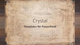  Presentation with texture - PPT layouts enhanced with nameplate-at-wooden-background-texture background and a lemonade colored foreground