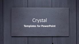  Presentation with texture - Slide deck enhanced with nameplate-or-wall-sign background and a gray colored foreground