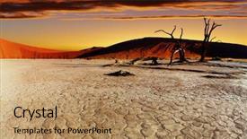  Presentation with desert - Cool new presentation with namib desert backdrop and a coral colored foreground