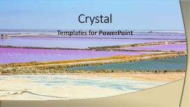  Presentation with evaporation - Slide set enhanced with namibia multicolored fields for evaporation background and a light blue colored foreground