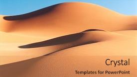  Presentation with sand dunes - Audience pleasing PPT layouts consisting of namibia namib desert sand dunes backdrop and a coral colored foreground