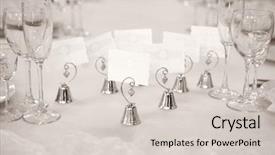  Presentation with example - Presentation theme having naming ceremony - empty blank card and copy-space background and a lemonade colored foreground