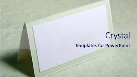  Presentation with party - Colorful presentation theme enhanced with naming ceremony - seating placement card backdrop and a sky blue colored foreground