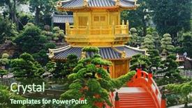 Presentation with hong kong - Colorful PPT theme enhanced with nan lian garden hong kong backdrop and a  colored foreground