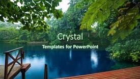  Presentation with santo nino - PPT theme consisting of nanda blue hole espiritu santo vanuatu near luganville background and a ocean colored foreground