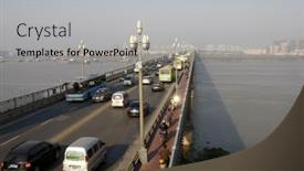  Presentation with vehicles - PPT layouts having black silhouettes of sailing boats at red and orange sunset background and a wine colored foreground