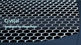  Presentation with nano - Cool new slides with nano composite - abstract metal grid background backdrop and a tawny brown colored foreground