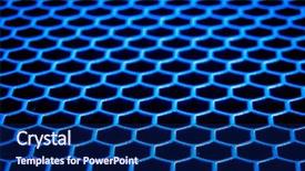  Presentation with nano - Slide deck having nano composite - abstract metal grid background background and a  colored foreground