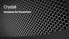  Presentation with nano - Beautiful PPT layouts featuring nano composite - abstract metal grid background backdrop and a  colored foreground