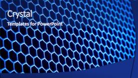  Presentation with millimeter grid - Presentation theme enhanced with nano composite - abstract metal grid background background and a  colored foreground