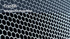  Presentation with nano - Colorful slide deck enhanced with nano composite - abstract metal grid background backdrop and a  colored foreground