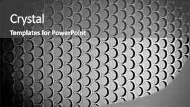  Presentation with abstract - Slides having nano composite - abstract metal grid background background and a  colored foreground