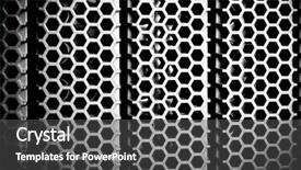  Presentation with physics grid - Audience pleasing slide deck consisting of nano composite - abstract metal grid background backdrop and a  colored foreground