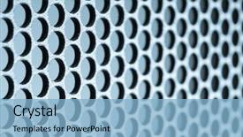  Presentation with nano - Cool new PPT theme with nano composite - abstract metal grid background backdrop and a  colored foreground
