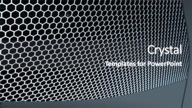  Presentation with nano - Amazing presentation having nano composite - abstract metal grid background backdrop and a gray colored foreground