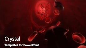  Presentation with technology - Beautiful theme featuring nano technology - nanobots backdrop and a black colored foreground