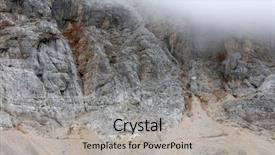  Presentation with history of europe - Presentation theme having nanobody - climbers on triglav peak slovenia background and a  colored foreground