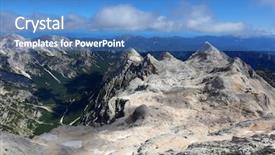  Presentation with hut - Beautiful slide set featuring nanobody - kredarica hut 2 515 m backdrop and a  colored foreground