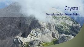  Presentation with europe - PPT theme with nanobody - triglav national park slovenia europe background and a  colored foreground