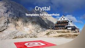  Presentation with jin ding monastry mountain - Slide set with nanobody - triglavski dom na kredarici mountain background and a  colored foreground