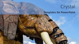  Presentation with machines - Colorful slide deck enhanced with nantes-france-circa-september-2015 backdrop and a light blue colored foreground