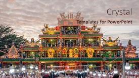  Presentation with taoism - Audience pleasing presentation consisting of nantou-taiwan-december-21th-2019 backdrop and a coral colored foreground