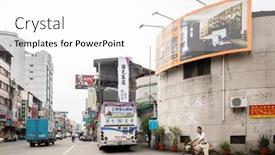  Presentation with bus station - Amazing slide set having nantou-taiwan-may-24th-2019 backdrop and a white colored foreground