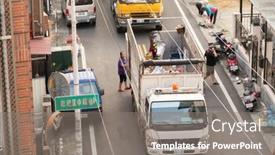  Presentation with recyclable - Presentation design consisting of nantou-taiwan-november-6th-2019 background and a gray colored foreground