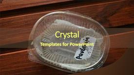  Presentation with seeds of faith - Beautiful presentation theme featuring napkin in a plastic box backdrop and a tawny brown colored foreground