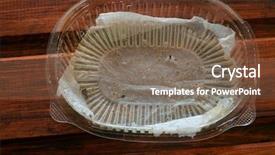  Presentation with seeds - Presentation theme having napkin in a plastic box background and a violet colored foreground