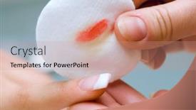  Presentation with nails - Presentation theme featuring napkin-wipes-a-varnish background and a coral colored foreground