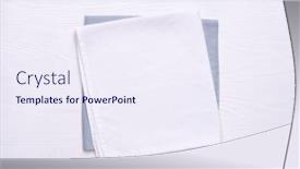  Presentation with napkins - Presentation enhanced with napkins-on-white-wooden-table background and a sky blue colored foreground