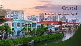  Presentation with florida - Presentation consisting of naples-florida-usa-downtown-cityscape background and a lemonade colored foreground