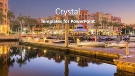  Presentation with florida - Amazing slide deck having naples-florida-usa-downtown-cityscape backdrop and a coral colored foreground