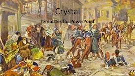  Presentation with world fire - Amazing presentation having napoleon - fire in moscow - illustration backdrop and a coral colored foreground