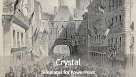  Presentation with journal - Colorful PPT layouts enhanced with napoleon - old illustration of french imperial backdrop and a gray colored foreground