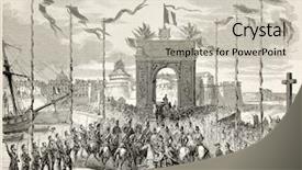  Presentation with journal - Amazing slides having napoleon iii and empress eugenie backdrop and a soft green colored foreground