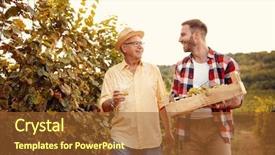  Presentation with vineyard - Cool new slides with napza - family in vineyard - smiling backdrop and a  colored foreground