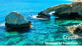 Presentation with amazing - PPT layouts with napza - landmarks of cyprus - amazing background and a teal colored foreground