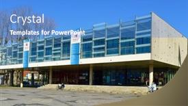  Presentation with community - Presentation design with narbonne-france-december-27-2016 background and a teal colored foreground