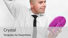  Presentation with mirror - Slides having city park alley at sunny autumn day nature background background and a gray colored foreground