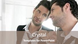  Presentation with narcissism - Cool new presentation with narcissism - handsome narcissistic suit proud young backdrop and a coral colored foreground