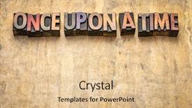  Presentation with once upon time - Colorful slide deck enhanced with narrative - once upon a time opening backdrop and a lemonade colored foreground