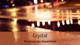  Presentation with urban - PPT theme having narrow dof - abstract dark blurry urban background background and a red colored foreground