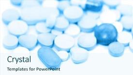  Presentation with catering banquet table different - PPT theme having narrow dof - different medical tablets in monochrome background and a  colored foreground